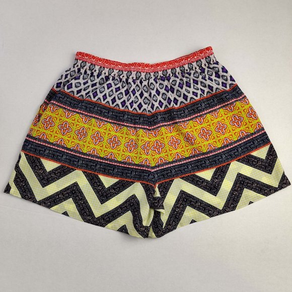SANCTUARY Shorts w/ Pockets Colorful Boho Print S - Picture 6 of 12